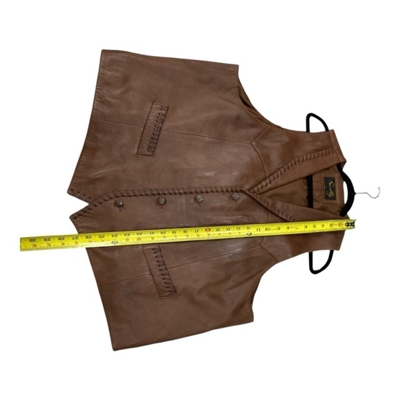 Scully Men's Trailrider Whipstitch Leather Vest size XXXL - Picture 9 of 10